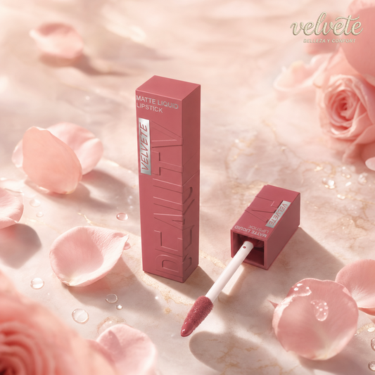 Brillo Labial Mate Velvet Voluminizador
